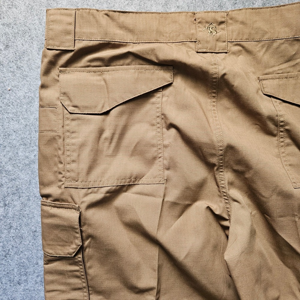 Tru-Spec 24-7 Series Mens Coyote Brown Ripstop Tactical Cargo Pants 42x32 - Picture 6 of 9